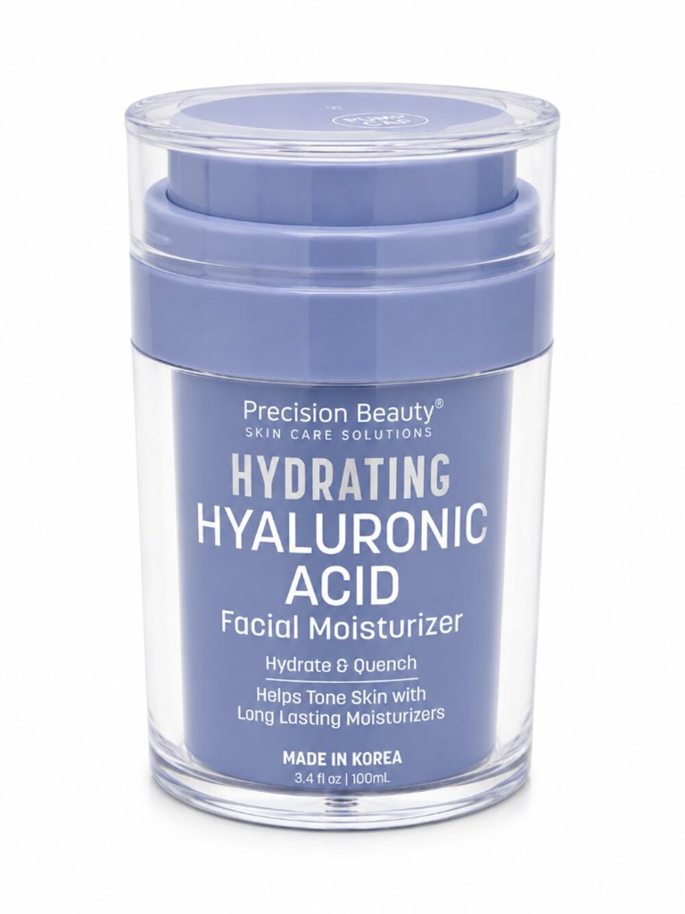 Precision Beauty Hydrating Hyaluronic Acid Facial Moisturizer Hydrate & Quench